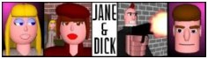 Jane & Dick comic - Shoot first, take shorthand later!. - Kinda experimental. The novella that wouldn't work, but seemed to adapt OK into a comic. Only did 3 pages before prose wanted to take over again, though. - ON HIATUS